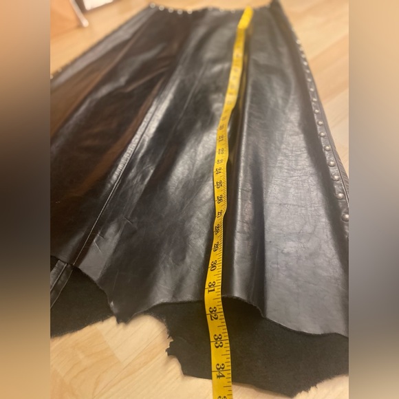 Leather studded maxi skirt - Picture 8 of 16